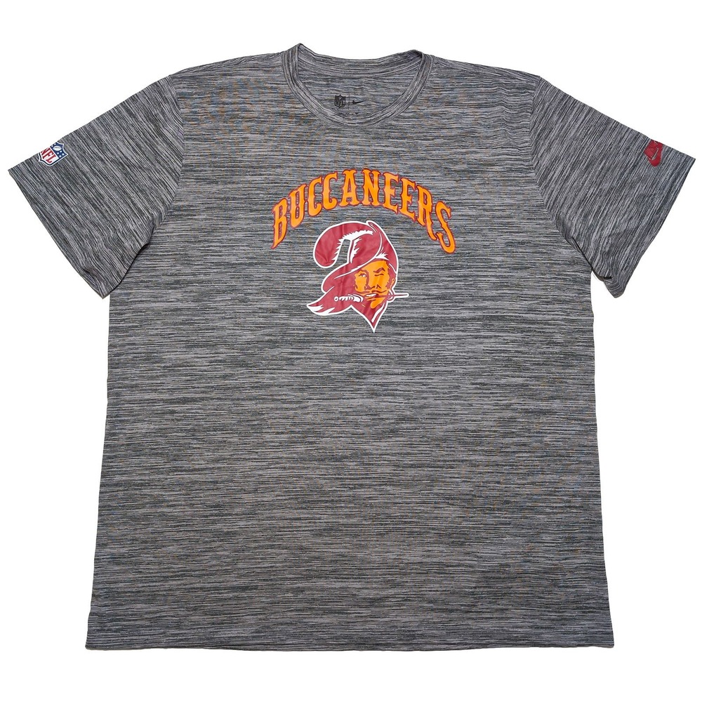 NIKE Tampa Bay Buccaneers Performance Shirt Mens XXL Gray Retro Throwback Logo